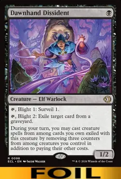 Dawnhand Dissident ** FOIL ** #98 - Lorwyn Eclipsed - NM MTG - Image 1