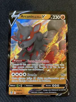 ARCANIN DE HISUI V - POKEMON 090/195 EB12 TEMPETE ARGENTEE NEUF FR - Image 1