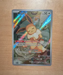 Eevee #173 Pokemon Center Stamped Promo Prismatic Evolutions NM - Image 1