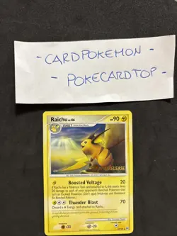 Pokemon Card Raichu lv.46 27/99-Prelease-eng-no Holo-stamped-Nm! - Image 2