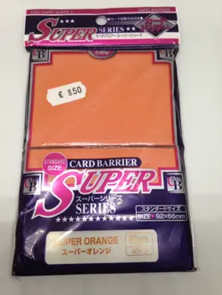 NUOVO 80 Bustine Protettive Magic MTG STANDARD Size Orange Arancione Pokemon - Image 1
