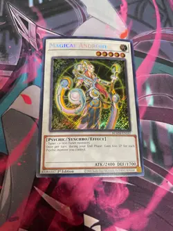 YUGIOH - MAGICAL ANDROID - SECRET RARE - BLMM - 1ST ED - NM - Image 1