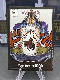Luffy vs. Kaido Don!! Foil Card Bandai OP05 One Piece TCG - Image 1