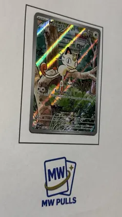Pokemon Meowth 106/094 Me02: Phantasmal Flames Illustration Rare Holo TCG - Image 3