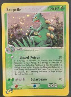 Sceptile 11/109 Ruby and Sapphire Holo - Pokemon TCG - HP/DMG - Image 1