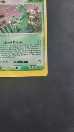 Sceptile 11/109 Ruby and Sapphire Holo - Pokemon TCG - HP/DMG - Image 4