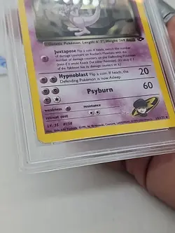 Rocket's Mewtwo 14/132 PSA 7 Pokemon Holo GYM Challenge 2000 *CCGHouse* - Image 4