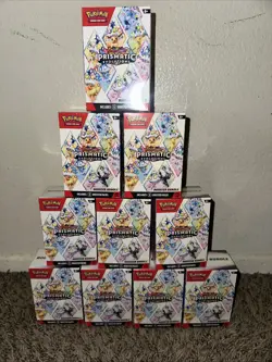 10X -Pokemon TCG Scarlet & Violet Prismatic Evolutions Booster Bundle SHIP NOW ✅ - Image 1