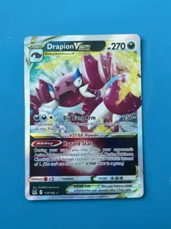 Drapion VSTAR 119/196 Swsh11: Lost Origin Holo Pokemon TCG Card NM - Image 1
