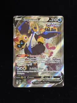 Pokemon Empoleon V Rapid Strike TCG Card SWSH05 - NM - Image 3