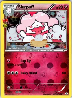 Slurpuff RC20/RC32 Generations: Radiant Collection Pokemon NM Holo - Image 1