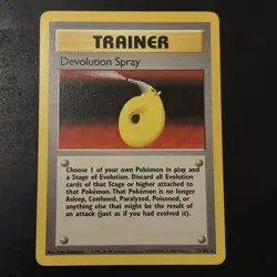Pokemon Vintage Non-Holo Rare Devolution Spray 072/102 Base Set WotC 1999 - Image 1