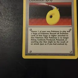 Pokemon Vintage Non-Holo Rare Devolution Spray 072/102 Base Set WotC 1999 - Image 5