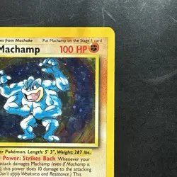 Pokemon Vintage COSMOS Holo Machamp 1st Edition CD-ROM Promo 8/102 WoTC - Image 3