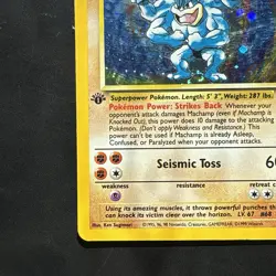 Pokemon Vintage COSMOS Holo Machamp 1st Edition CD-ROM Promo 8/102 WoTC - Image 5