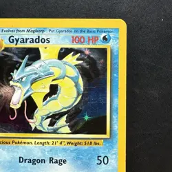 Pokemon Vintage Base Set Gyarados Holo Rare LP WoTC - Image 3