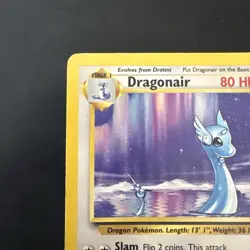 Vintage Pokemon Non-holo Rare Dragonair 18/102 Base Set WotC 1999 - Image 2
