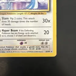 Vintage Pokemon Non-holo Rare Dragonair 18/102 Base Set WotC 1999 - Image 4