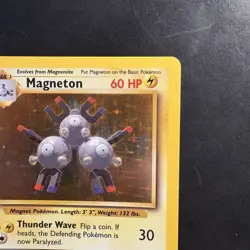 Pokemon Vintage Holo Rare Magneton Base Set Unlimited Wotc 1999 - Image 3