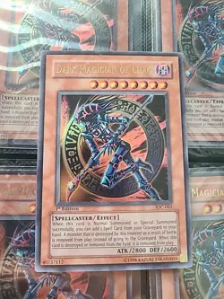 Dark Magician of Chaos IOC-065 1st Edition Wavy Print Holo Bleed - Image 1