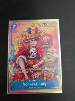 Monkey.D.Luffy (2nd Anniversary Stamped Promo) P-043 One Piece Promotion Card - Image 1