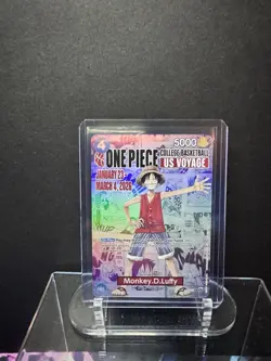 Monkey.D.Luffy [College Basketball US Voyage] P-055 One Piece Promo - Image 1