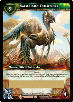 1x Wasteland Tallstrider (Unscratched Loot) - Foil - Legendary Light Play Thron - Image 1