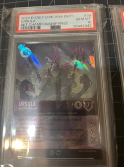 2024 DISNEY LORCANA EN P1-PROMO #38 URSULA - SEA WITCH QUEEN PSA 10 - Image 1