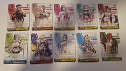10x Rare-Cards WEISS SCHWARZ Goddess of Victory: Nikke - Near Mint - Japanese - Image 1