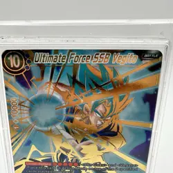 2017 Dragon Ball Super Card BT2-123 SCR Ultimate Force SSB Vegito - Image 3