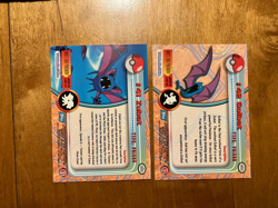 Topps Zoobat #41 Golbart #42 Pokemon 2-Card Lot 1999 TV Series - Image 2