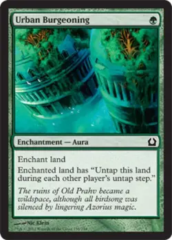 Urban Burgeoning - Foil x1 NM Magic the Gathering 1x Return to Ravnica mtg card - Image 1