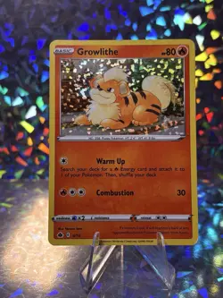 Growlithe Holo 4/15 McDonalds 2022 Promo TCG Pokemon Card MP - Image 1