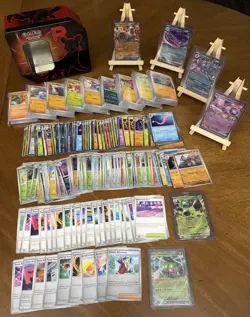 Destined Rivals Pokemon Bulk. 600+ cards & Tin - Image 1