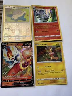 Lot of 4 Pokemon Cards Snorlax Featured - Image 1