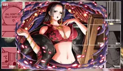 OP One Piece Sexy BOA HANCOCK Zones Playmat TCG CCG Playmat Custom Card Mat - Image 1