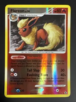 Flareon 19/111 Rising Rivals 2009 Reverse Holo Rare Pokemon Card TCG LP/NM - Image 1
