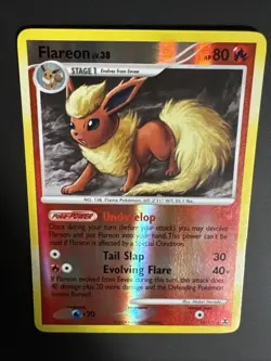 Flareon 19/111 Rising Rivals 2009 Reverse Holo Rare Pokemon Card TCG LP/NM - Image 3