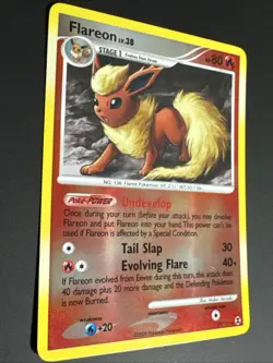 Flareon 19/111 Rising Rivals 2009 Reverse Holo Rare Pokemon Card TCG LP/NM - Image 4