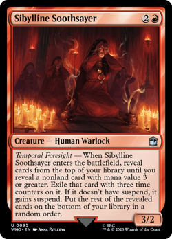 Sibylline Soothsayer (95) FOIL Doctor Who NM Creature Uncommon MTG CARD ABUGames - Image 1