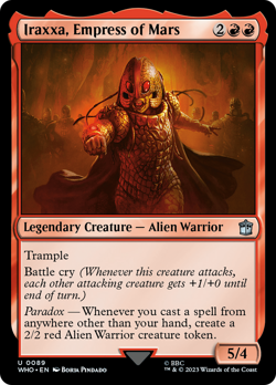 Iraxxa, Empress of Mars (89) FOIL Doctor Who NM Creature Uncommon CARD ABUGames - Image 1