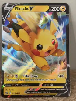 Pikachu V SWSH285 SWSH: Sword & Shield Promo Cards Holo - Image 1