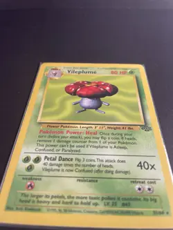 Vileplume 31/64 Jungle Set Non-Holo Rare Pokemon TCG Card WOTC - Image 2