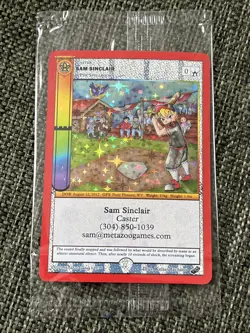 MetaZoo SAM SINCLAIR Collect-A-Con Orlando Florida 2023 Promo Card - Image 1