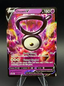 Unown V SWSH300 SWSH: Sword & Shield Promo Cards Holo Pokemon TCG Black Star - Image 1