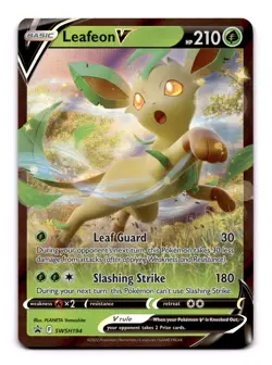 Leafeon V - - SWSH194 SWSD: SWSH: Sword & Shield Promo Cards Promo Holo LP - Image 1