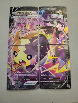Morpeko V-Union (-290) (Set of 4) SWSH290 SWSH: Sword & Shield Promo Cards Holo - Image 1