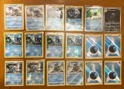 Pokemon TCG - Frogadier - 18 x Card Bundle/Lot - NM - No Duplicates - Image 1