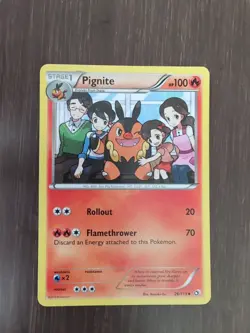 Pokemon Pignite TCG Legendary Treasures 26/113 Regular Uncommon Card - Image 1