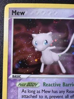 Mew 4/17 POP Series 4 Promo Pokemon Card Holo Foil Rare Swirl LP+ - Image 3